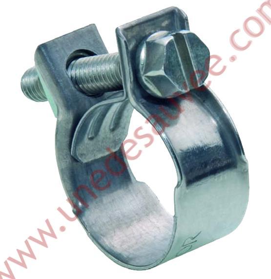 Collier de serrage acier durite de carburateur (diamètre 14-16 mm